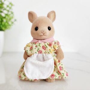 🌺 Calico Critters Hopper Kangaroo Mother Sandy Figure Sylvanian Families 3.5"